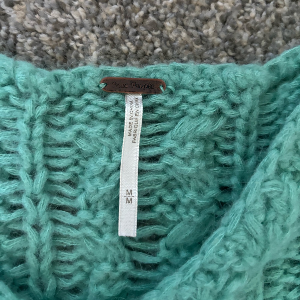 Free People Off-the-Shoulder Knit Sweater - Picture 6 of 6
